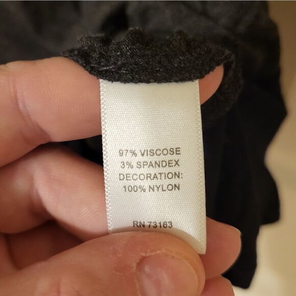 Cable & Gauge grey/black half sleeve tunic blouse - Picture 6 of 7